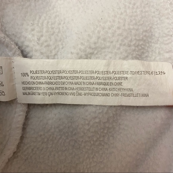 POLAR FLEECE COLLECTION White Longsleeve Fleece Zip Up Sweater Women’s Medium - Picture 6 of 6